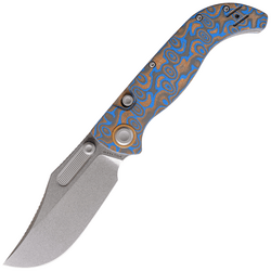 Vosteed Naga S35VN Stonewash Blue Ocean Micarta A3903 - KNIFESTOCK