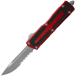 Microtech Scarab® II S/E Gen III Apocalyptic® Partial Serrated RED 1278-11APRD - KNIFESTOCK