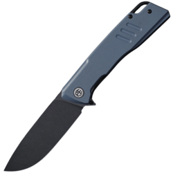 Petrified Fish PFB02 Loco Black Stonewashed D2 Blue G10 PFB02BDW - KNIFESTOCK