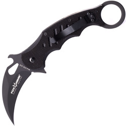 Fox Knives 479 G10 Black Folding Karambit N690Co G10 Black - KNIFESTOCK