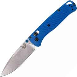 Benchmade 535 Bugout Axis Drop Point Blau - KNIFESTOCK