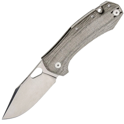 Giant Mouse Ace Grand, Green Canvas GM-GRAND-GRN-MICARTA - KNIFESTOCK