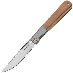 Real Steel Real Barlow RB-7 | S35VN | Titanium &amp; Inlay RE-7893 - KNIFESTOCK