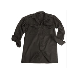 Chemise de service à manches longues Mil-Tec NOIR M 10931002-903 - KNIFESTOCK
