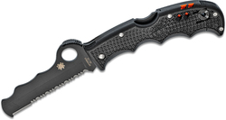 Spyderco C79PSBBK Assist Lightweight Black Black Blade/Carbide Tip - KNIFESTOCK