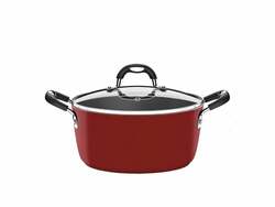 Tramontina Monaco Induction Casserole Pot 28cm/6,4l Red 28705/728 - KNIFESTOCK