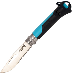 Opinel nůž N08 inox OUTDOOR PLASTIC modrý 254268 8,2 cm - KNIFESTOCK