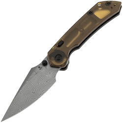 Tenable Knives Fenrir Damascus,Amber PEI/Ultem B1034H6 - KNIFESTOCK