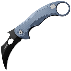 LionSteel L.E.One keskmise suurusega kokkupandav nuga VANA MUST M390 tera, JÄÄSININE alumiiniumkäepi - KNIFESTOCK