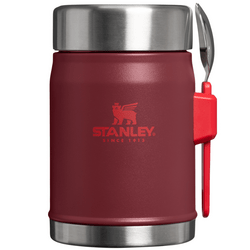 Stanley Termoska na jedlo s lyžičkou/vidličkou The Legendary Classic Food Jar 400 ml Cranberry - KNIFESTOCK