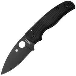 Spyderco Shaman Salt Black G-10 CPM MagnaCut Black Blade C229GMCBKP - KNIFESTOCK