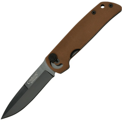 CAMILLUS CUDA MINI / 6.75&quot; OVERALL / CARBONITRIDE TITANIUM™ / AUS-8 / COYOTE BROWN CAM-19635 - KNIFESTOCK