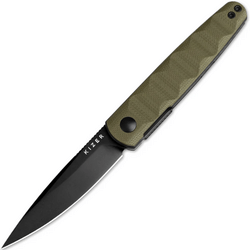 Kizer Bamboo Nitro-V Black PVD OD Green G10 Handles V3722A2 - KNIFESTOCK