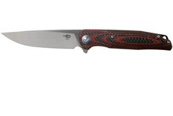 Bestech ASCOT D2, Satin, Interlayer with Carbon Fiber and G10 BG19F - KNIFESTOCK