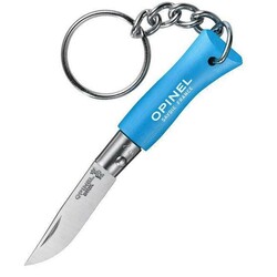 Opinel 002270 N 02  Keychain Cyan - KNIFESTOCK