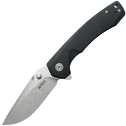 Kubey Calyce Beadblast 14C28N ,Black G10 KU901O - KNIFESTOCK