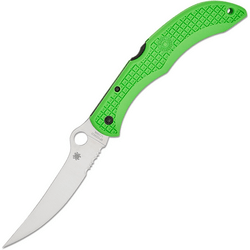 Spyderco Catcherman Salt Green Lightweight LC200N SPRINT Reveal 14 C17PSGR - KNIFESTOCK