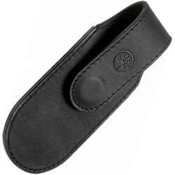 Magnetic Leather Pouch Black Large 10,5 cm 09BO294 - KNIFESTOCK