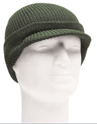 Mil-Tec US WATCH CAP M.SCHIRM LAINE olive 12141001 - KNIFESTOCK