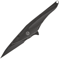 Petrified Fish PFE10 Hummingbird Black Stonewashed M390 Black Titanium PFE10DDW - KNIFESTOCK