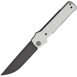 Petrified Fish PFB04 Tena Black Stonewashed D2 White G10 PFB04WDW - KNIFESTOCK