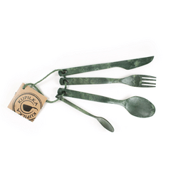 KUPILKA CUTLERY Fork, knife, spoon, teaspoon Green 30250252 KCUTG0 - KNIFESTOCK