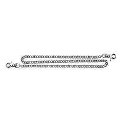 Herbertz Jumbo-messenketting, verchroomd, 2 karabijnhaken 272260 - KNIFESTOCK