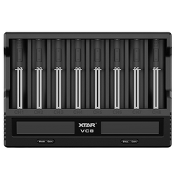Xtar VC8-charger, 1*A-C USB Cable - KNIFESTOCK