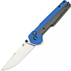 Kansept EDC Tac Stonewashed CPM-S35VN Blue G10 + Titanium Inlay K2009A6 - KNIFESTOCK