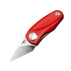 BESTECH TULIP 14C28N, Satin+Stonewash, Red G10 BG38b - KNIFESTOCK