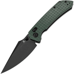 Tenable Knives Fenrir Black Stonewashed Nitro V, Grön G10 med Frag-mönster T103 - KNIFESTOCK