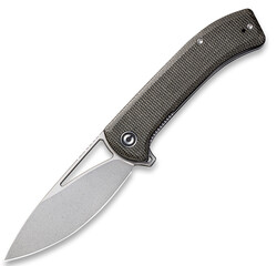 CIVIVI Riffle Stonewashed Donkergroene Micarta C2024C - KNIFESTOCK