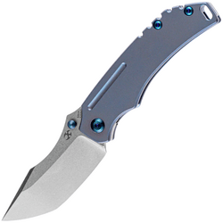 KANSEPT Pelican EDC CPM-S35VN, Blue Anodized Titanium K1018A5 - KNIFESTOCK