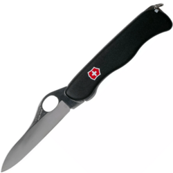 Victorinox SENTINEL, clip, One Hand, non wavy, black 0.8416.M3 - KNIFESTOCK