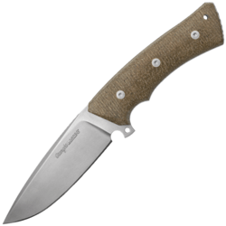 Viper kiinteäteräinen veitsi, jossa on Stonewash-pintakäsittely, terän paksuus 4 mm. Kahva on valmis - KNIFESTOCK