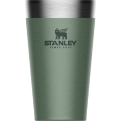 STANLEY The Stacking Beer Pint .47L / 16oz Hammertone Green - KNIFESTOCK