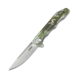 Kubey Mizo Liner Lock Flipper Folding Knife Camo G10 Handle Ku312e - KNIFESTOCK