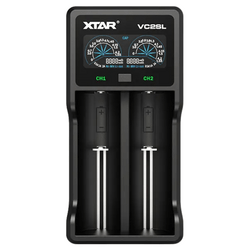 Xtar VC2SL-charger, 2.5A USB cable - KNIFESTOCK