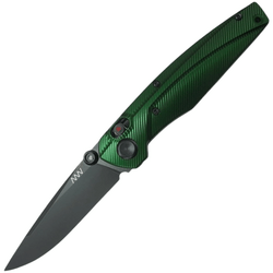 ANV Knives A100 AL DLC Elmax, Green / A-lock ANVA100-033 - KNIFESTOCK