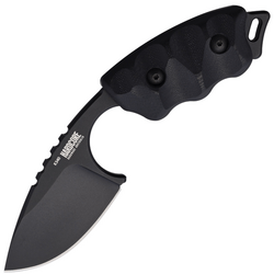 Hardcore Hardware HHA Compact Fixed Blade - Drop Point LFK-03 - K340-Black (BLK) - KNIFESTOCK