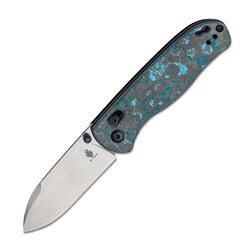 Kizer Azo Drop Bear Folding Knife - Arctic Storm FatCarbon Handles Ki3619A2 - KNIFESTOCK