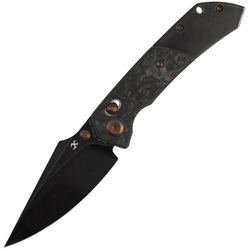 Kansept Fenrir KNFS Exclusive, M390 Blackwash, Shred Carbon K1034VC1 - KNIFESTOCK