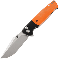 KANSEPT Shikari, 154CM, Aluminum + Orange G10 T2027B2 - KNIFESTOCK