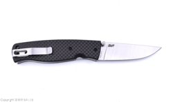 Brisa Birk 75-Carbon fiber CPM S30V Flat Liner lock BRS-2601 - KNIFESTOCK