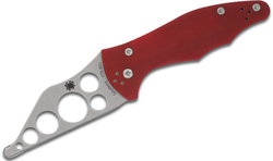 Spyderco Yojimbo 2 G-10 Red Trainer C85TR2 - KNIFESTOCK