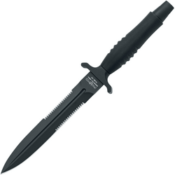 Fox Knives VELENO FIX BLADE STAINLESS STEEL N690 TOP SHIELD BLD,ALUMINIUM BLACK HDL FX-596 - KNIFESTOCK