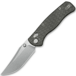 GEO Knife Sharp Shadow SW M390 Blade Tiger Stripe Pattern Flamed Ti - KNIFESTOCK