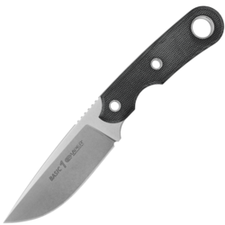 Viper BASIC1 Drop Point Stonewash D2, Black Canvas Micarta, Kydex VT4028CB - KNIFESTOCK