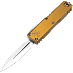 Microtech UTX-85 GEN IV D/E STONEWASH STANDARD TAN 12324-10TA - KNIFESTOCK