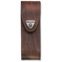 Victorinox 4.0547 Leather Pouch, Brown - KNIFESTOCK